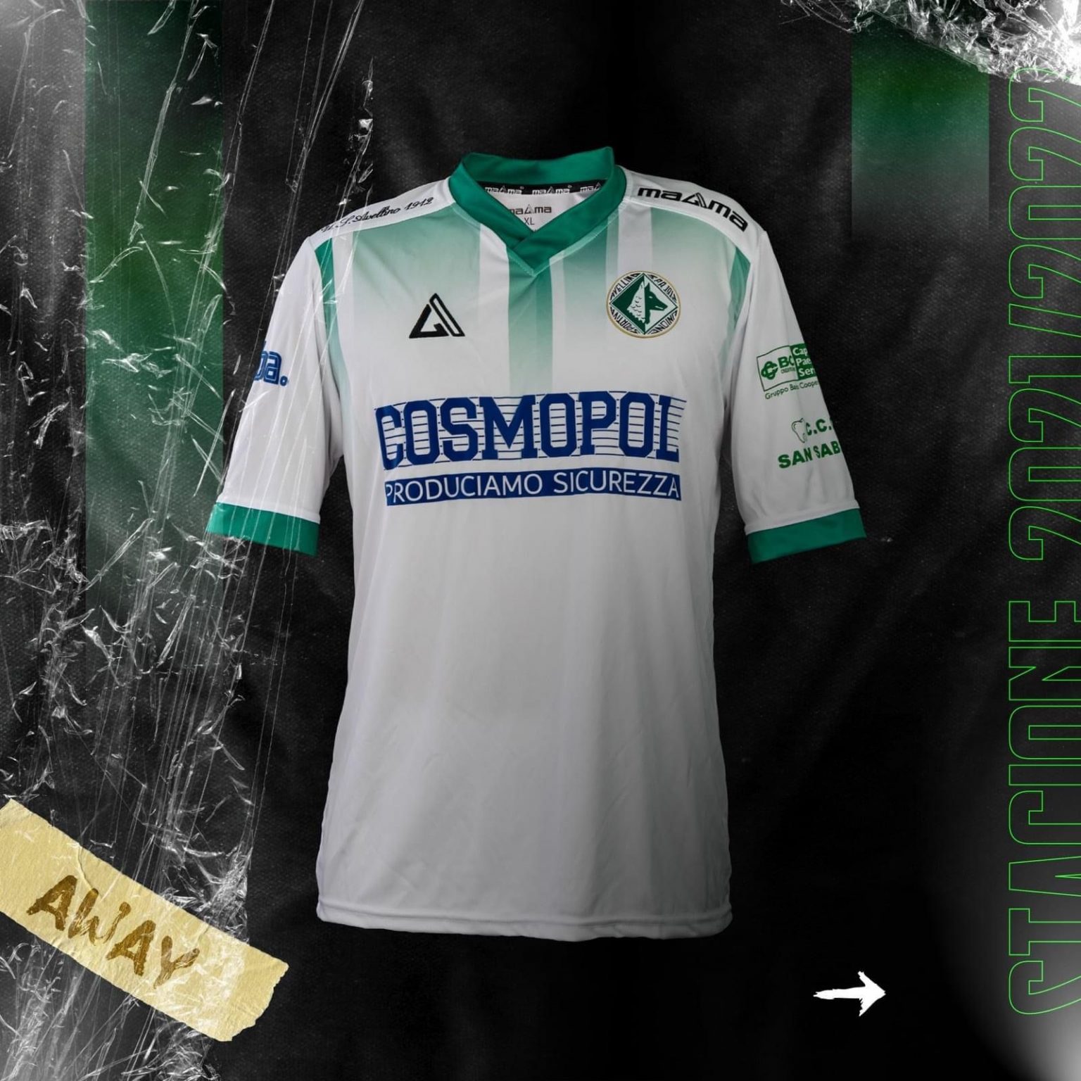 UMBRO AVELLINO N 10 MAGLIA CALCIO A 5 UOMO Tg XL